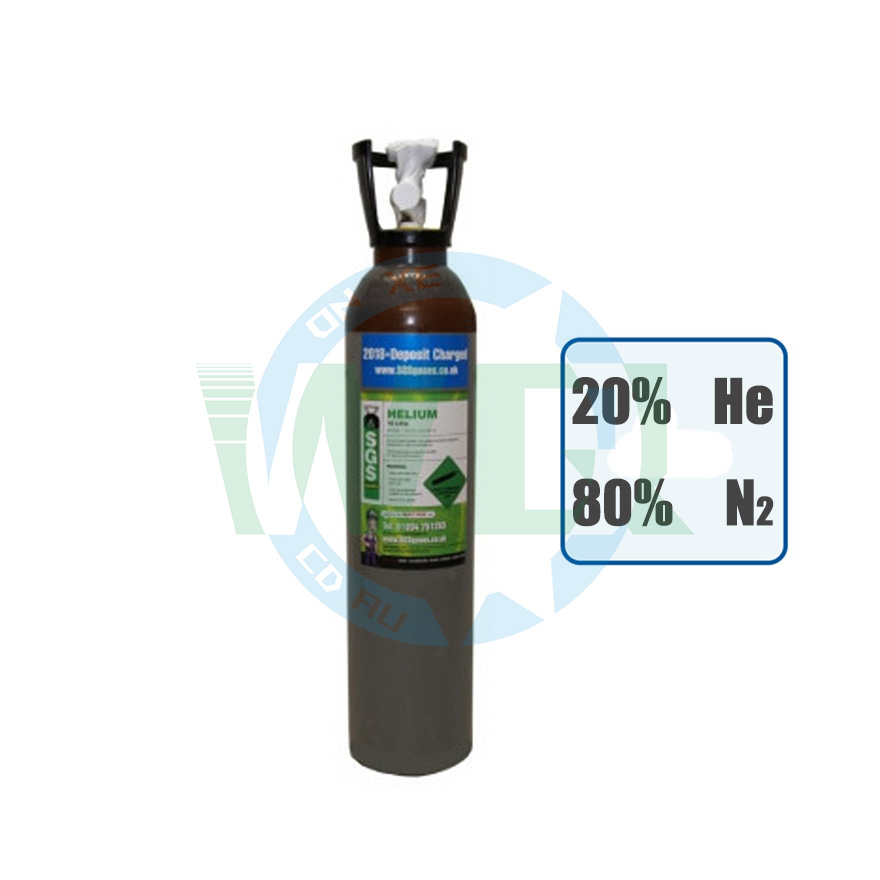 Complex gas He+N2