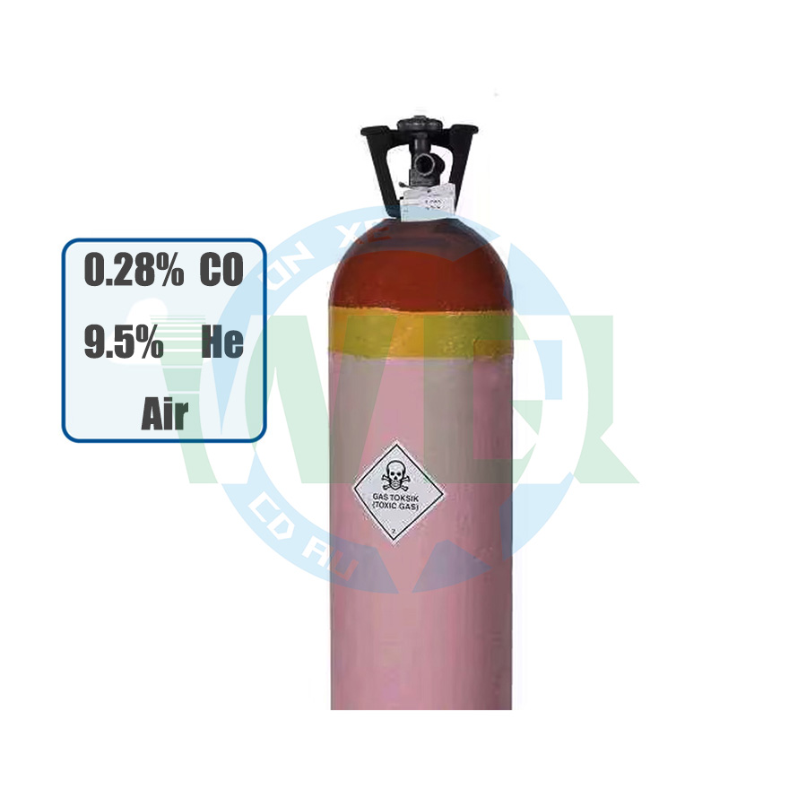 Complex gas CO+He+Air