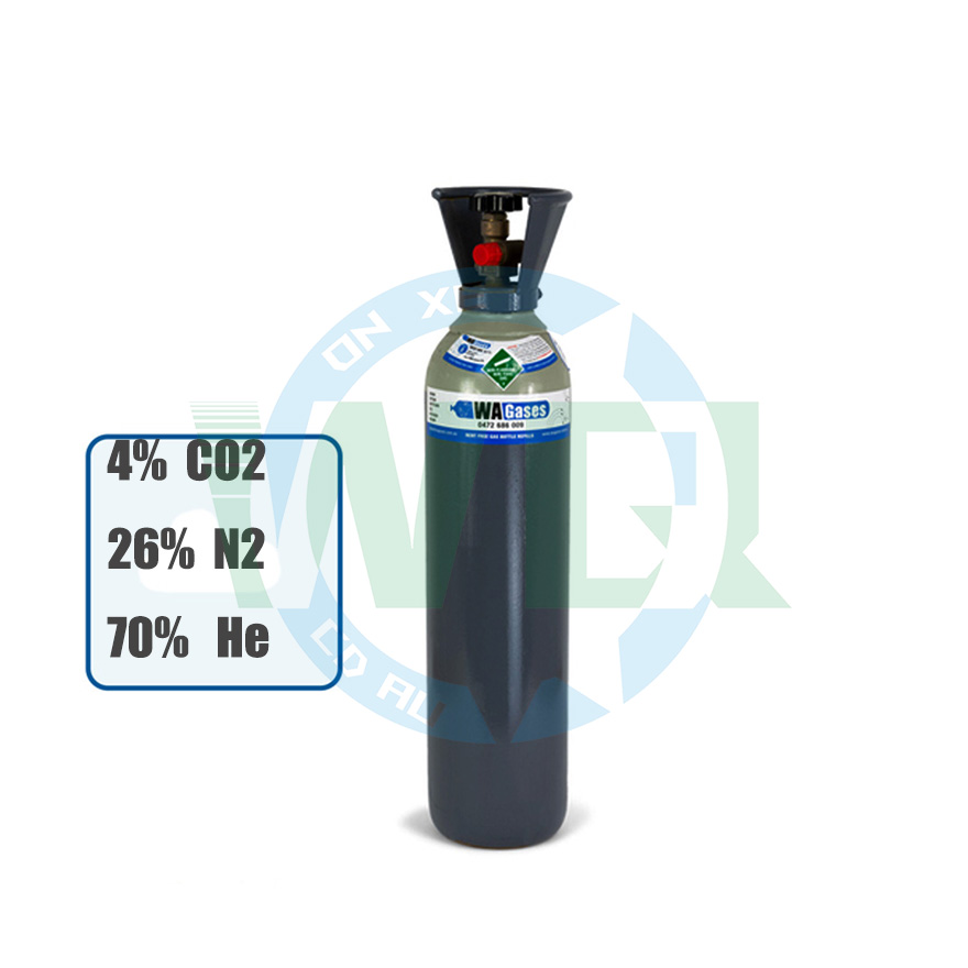 Complex gas CO2+N2+He
