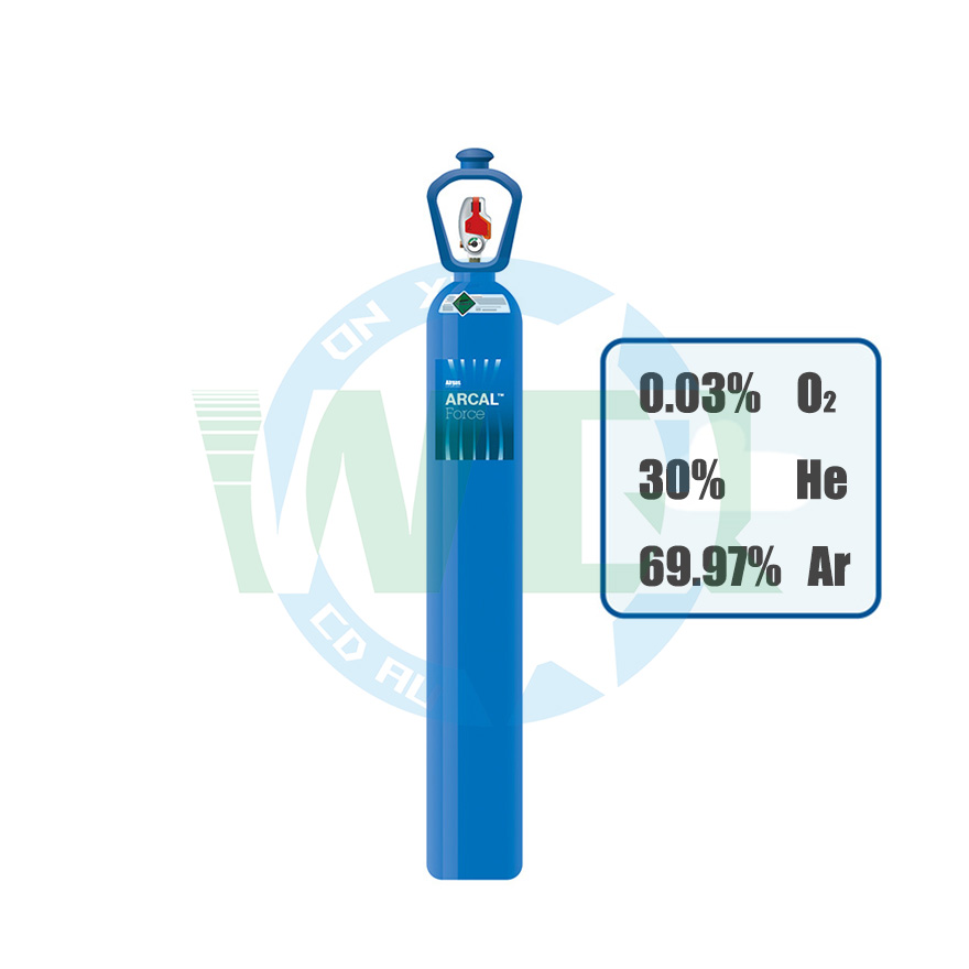 Complex gas O2+He+Ar