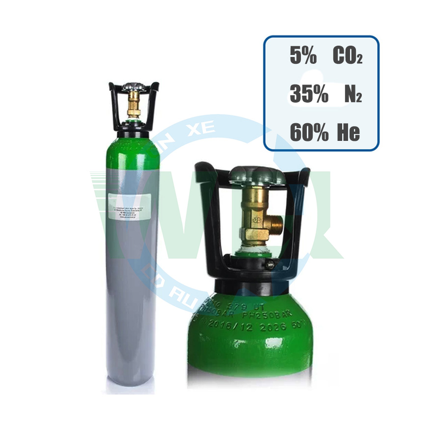 Complex gas CO2+N2+HE